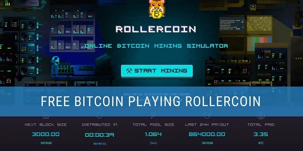 Rollercoin - online crypto hra
